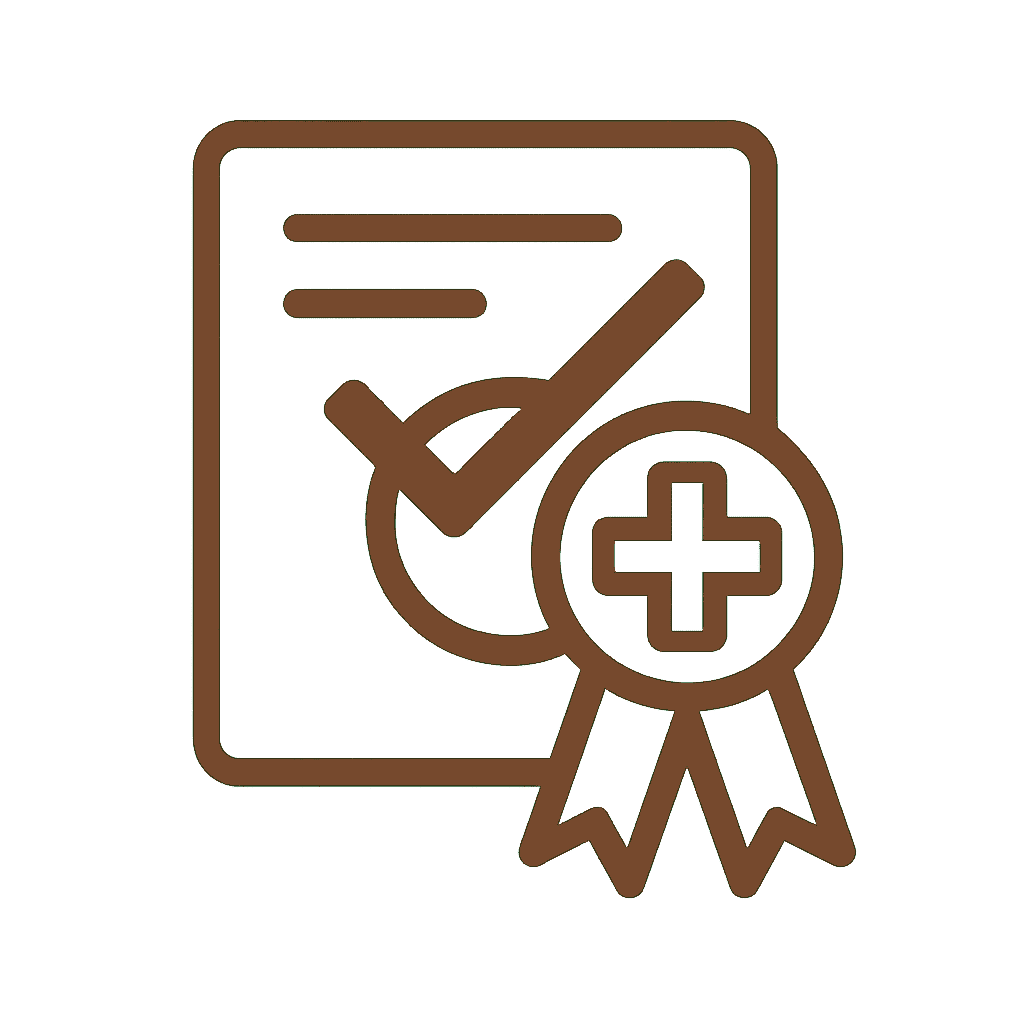 Certificato dal Ministero della Salute